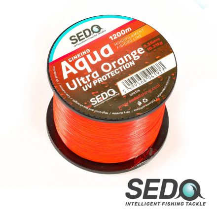 SEDO Aqua Ultra Orange 1200 Méter Monofil Horgász zsinór 0,30 mm